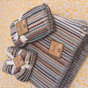Deborah Connolly Designs Striped Towel Set